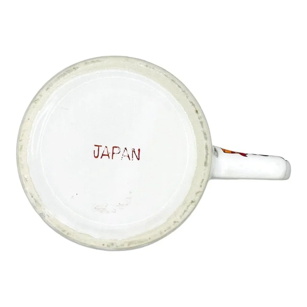 Vintage "Merry Christmas" Ceramic Coffee Mug With Santa Handle Made in Japan - Picture 8 of 9